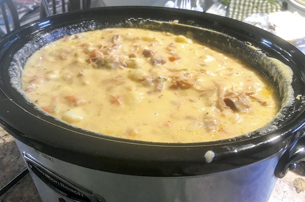 Ham and cheese chowder