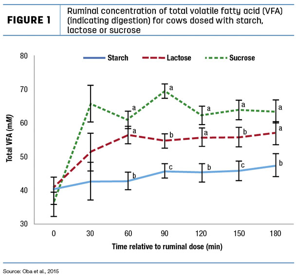 Ruminal concentration of total volatile fatty acid