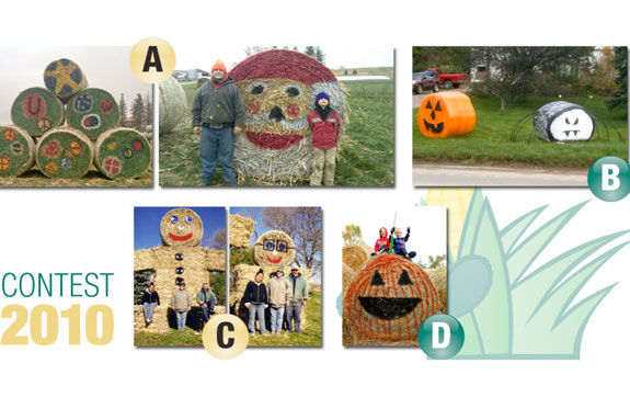 VOTE NOW On Hay Bale Decorating Contest Ag Proud   112210 Contest Full 