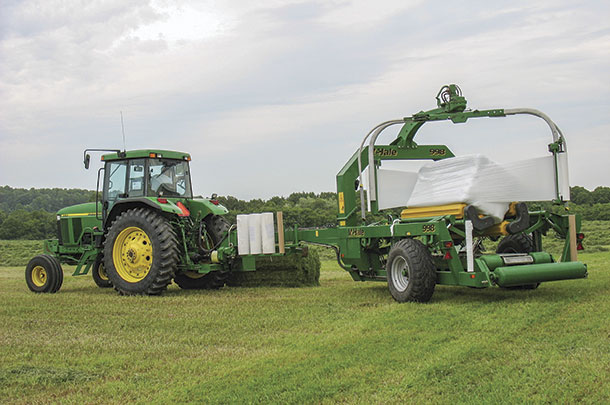 Wrapping big bales