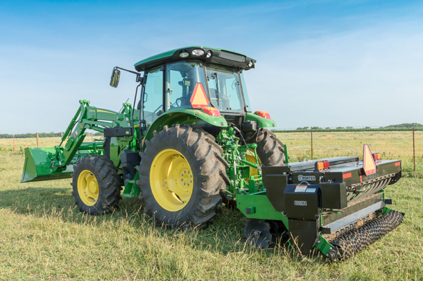 John Deere overseeder