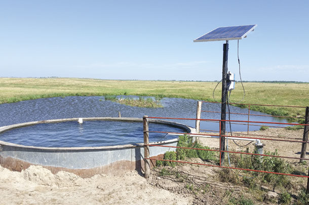 Extra water being stored